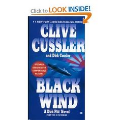 the cover of clive cusseler's book, black wind