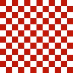 a red and white checkerboard pattern is seen in this image, it appears to be the same color as the background