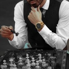 Watch Photoshoot, Chess Aesthetic, Sigma Males, Aquarius Man, Move In Silence, Class Outfit, Mens Life