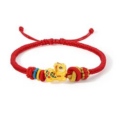 PRICES MAY VARY. 24K Solid Gold Bracelet for Women: Pure Gold Bracelet for women. Gold Weight: 0.75-1.05g (0.026 to 0.037 oz)， 5D Gold is not easily deformed and durable. The 24K Red Braided Bracelet with Lion Charm features a lion charm that is 9.9*8*12.6mm. This red braided bracelet designed for women, has a braided string adjustable length of approximately 6.3"+2.4"(16+6cm), with 3cm of extensive string on both sides, making it suitable for most wrist sizes. This elegant and adjustable braide Traditional Red Jewelry For Blessing, Traditional Red Bracelets For Blessing, Traditional Red Braided Bracelets For Gift, Traditional Red Braided Bracelets As Gift, Traditional Red Wristband For Gift, Traditional Red Wristband As Gift, Traditional Red Wristband Gift, Traditional Gold Bracelets As Gifts, Red Adjustable Bracelets For Festivals