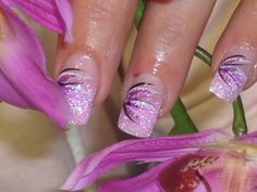 Ongles Gel Violet, Nails With Pink, Nagel Design, Diy Pedicure, Nail Tip Designs, Nagellack Trends, Nails Today, Her Nails, French Nail Designs