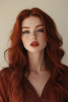 Red On Top Of Brown Hair, Red Hair With Dark Red Highlights, Medium Red Hair Color, Bright Auburn Hair, Deep Ginger Hair, Good Hair Colors, Brown To Red Hair, Hair Color Colorful, Hairstyles For Redheads