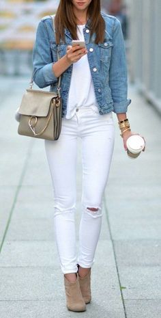 Looks Jeans, White Jeans Outfit, College Outfit, Cozy Outfit, Casual Top, Denim Outfit