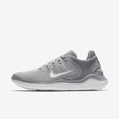 The Nike Free RN 2018 delivers an even more adaptive fit than before. Stretch material in the upper moves with your foot, while the tri-star outsole pattern adjusts to your every step for a ride that delivers support and flexibility where you need it. Nike Running Shoes Women, Ankle Sneakers, Lightweight Running Shoes, Nike Free Run, Minimalist Shoes, Cross Training Shoes, Nike Free Shoes, Women's Running Shoes, Nike Free Runs