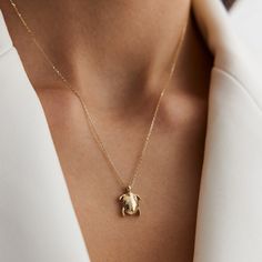 14K Gold Tortoise Necklace /Animal Turtle Necklace Charm Pendants Gift For Women|Great Choice For Birthdays And Wedding Monsini Jewelry ❤【Materials & Specifications:】 - 14K gold pendant charm and Chain - Chain thickness is 0.9mm - Tortoise Necklace 14K Gold dimensions are ❤pendant including handle Length :1.4cm (0,55in) ❤pendant Width :1.00cm (0,39in) ❤【Available in 4 different chain lengths】 42 cm (16.5 in) 44 cm (17.3 in) 46 cm (18.1 in) 48 cm (18.8 in) Gold Color :Yellow Gold Rose Gold White White Gold Necklaces With Detachable Pendant For Weddings, White Gold Necklace With Detachable Pendant For Wedding, 14k Gold Jewelry With Detachable Pendant For Anniversary, Wedding Pendant Charm Necklaces, Tarnish Resistant, Wedding Pendant Charm Necklace Tarnish Resistant, Wedding Pendant Charm Necklace, Heirloom Style Tarnish Resistant Wedding Necklaces, Heirloom Tarnish Resistant Necklace For Wedding, Tarnish Resistant White Gold Necklace For Wedding