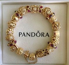 Heather B Moore Jewelry, Gold Bracelet With Charms, Golden Pandora Bracelet, Pandora Gold Charm Bracelet, Gold Pandora Bracelet, Gold Pandora, Golden Accessories, Pandora Bracelet Charms Ideas, Golden Jewellery