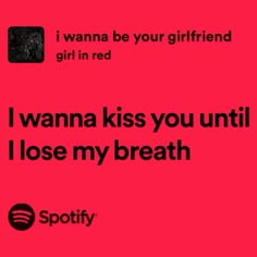 #girlinred #lyric #music #real #relatable Angry Song Lyrics, Spicy Songs, Crush Song Lyrics, Red Song Lyrics, Falling In Love Songs, Girlfriend Things, Spotify Song Lyrics, Edgy Quotes, Red Song