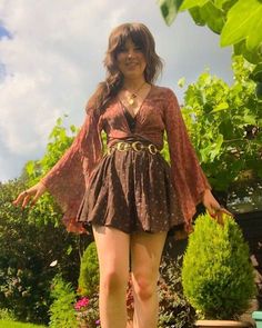 70’s Inspired Outfits, Manic Pixie Dream Girl Outfit, 70s Outfit Inspiration, Hippy Outfits, Cute Hippie Outfits, 70s Inspired Outfits, Manic Pixie, 70s Girl, Pixie Outfit