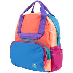 Small Backpack, Mini Backpack, Back Strap, Both Sides, Melon, Purse, Backpacks, Blue