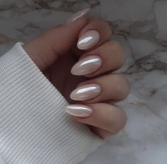 Classy Acrylic Nails, Pearl Nails, Nail Swag, Neutral Nails, Prom Nails, Fire Nails