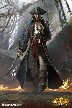 an image of a man in pirate costume