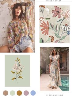 FV TREND X COLOR | FLORETES - SS 2020 Garden Fashion, Trend Board, Trend Forecast, Fashion Forecasting, Winter Mode