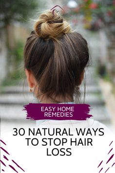 Here are the easiest natural ways and home remedies to stop hair loss and regrow hair for men, women, during chemotherapy, and after pregnancy. https://athomespaday.com/natural-ways-to-stop-hair-loss/