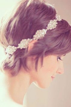 Pixie Wedding Hair, Short Hair Model, Short Hair Lengths, Hairdo Wedding, Romantic Hairstyles, Hair Styles 2017, Short Wedding Hair, Penteado Cabelo Curto, Cute Hairstyles For Short Hair