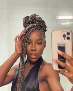 Hairstyles For Work Black Women, Easy Hairstyles For Work, New Braids, Hairstyles For Work, Quick And Easy Hairstyles, Easy Work Hairstyles, Faux Loc, Big Box Braids Hairstyles