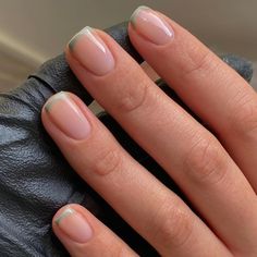 Short nails 2022040619 - The Best Short Nails You'll Ever Want to Copy Best Short Nails, French Manicure Short, French Manicure Short Nails, Manicure Short Nails, Gel Nails Manicure, Manicure Short, Short Natural Nails, Natural Nails Manicure, Short Nail Manicure