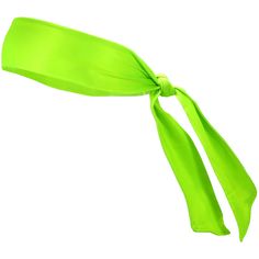 Tie Back Headband Moisture Wicking Athletic Sports Head Band Dark Neon Green Adjustable Green Casual Headband, Adjustable Summer Headband, Adjustable Solid Color Summer Headband, Tae Kwon Do, Headband Men, Head Scarves, Cute Scarfs, Sports Headbands, Tie Headband