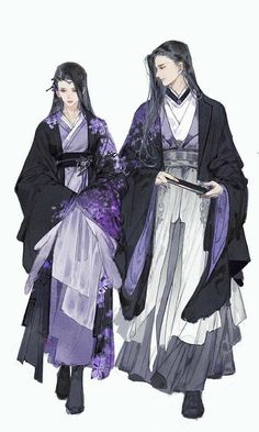 Hanfu Art, Ibuki Satsuki, Chinese Art Girl, Anime Love Couple, Fashion Design Drawings, Chinese Clothing, Drawing Clothes