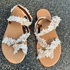 Reposhing This Item I Purchased From @Shinckle8. Loved It, But Ready To Rotate For Something New. Questions? Leave A Comment Below! Lace Sandals, Strappy Flats, Gold Flats, Black Wedge Sandals, Black Leather Sandals, Leather Wedge Sandals, Suede Sandals, Womens Flats, Strap Sandals