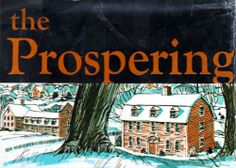 the book cover for the prospering, with an image of a house and trees