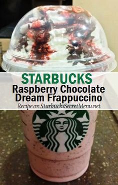 starbucks's raspberry chocolate dream frappuccino