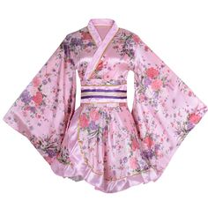 PRICES MAY VARY. Peacock Blossoms Design kimono dress Imported polyester100% Kimono Dress closure -★★-One Size: Fits up to 36" at chest and 29" at Waist -★-Feature: A beatiful lightweight satiny chiffon kimono-style dressing gown features cute cartoon sakura pattern and gorgerous red color which sets off your light skin. Using lightweight fabrics to ensure the gowns are as comfortable as possible. Over-sized drop sleeves and loose fit design can flatter every body type and make you look slim. Th Japanese Kimono Outfit, Traditional Yukata, Kimono Costume, Japanese Kimono Dress, Sakura Pattern, Ceremonial Clothing, Kimono Outfit, Chiffon Kimono, Traditional Kimono