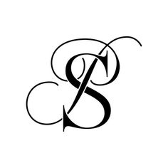 the letter b and s is made up of two letters, one black and white