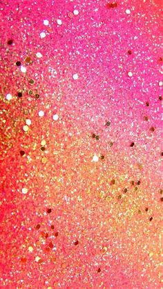 pink and gold glitter background with lots of small dots