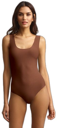 Cold Drip, Tank Bodysuit, Drip Dry, Real Women, Extra Large, Butter