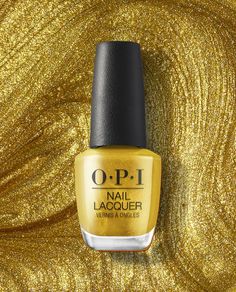 OPI Metallic Rewind Nail Polish Metallic Gold Nail Polish, Interview Nails, Nail Polish Gift Set, Nail Polish Gift, Metallic Nail, Metallic Nail Polish, Gold Nail Polish, Fall Nail Trends, Gold Nail