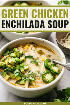 Green Chicken Enchilada Soup Recipe Creamy Green Enchilada Soup, Green Enchilada Soup Crockpot, Green Enchilada Chicken Soup Stove Top, Crockpot Green Chicken Enchilada Soup, Chili Verde Sopita Soup, Crock Pot Green Enchilada Chicken Soup, Green Chili Enchilada Soup, Green Tortilla Soup, Recipes With Green Enchilada Sauce