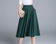 Spring Midi Pleated Skirt With Pockets, Summer Midi-length Pleated Skirt With Pockets, Casual Midi Pleated Skirt With Pockets, Casual Midi Length Pleated Skirt With Pockets, Spring Long Pleated Skirt With Pockets, Wine Red Skirt, Casual Maxi Skirt, Long Linen Skirt, Bohemian Maxi Skirt