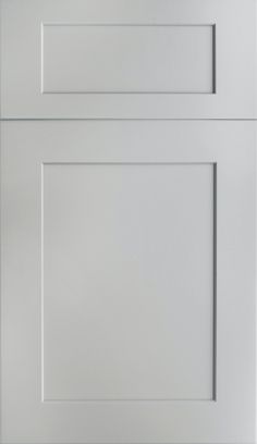 a white kitchen cabinet with two doors