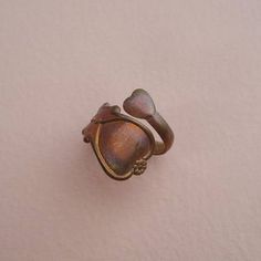 Vintage 13mm & 6mm Heart Adjustable Overlapping Finger Rings Finger Rings, Electronic Items, Vintage Earrings, Patina, Etsy Gift Card, Stud Earrings, Brass