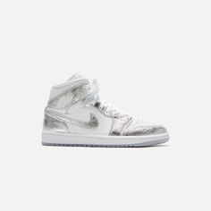 Jordan Wmns, All Jordans, Clogs Heels, Nike Silver, Margiela Replica, Nike Branding, Air Jordan 1 Mid Se, Womens Air Jordans, Jordans Women