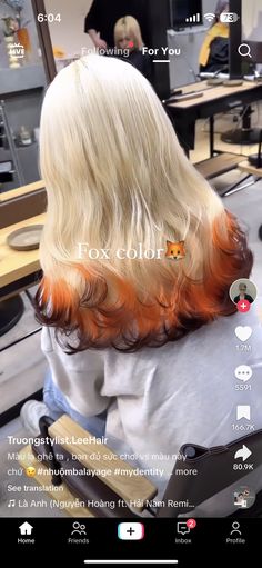 Fox Hair Dye, Hair Dye Videos, Κούρεμα Bob, Dyed Tips, Dip Dye Hair, Hair Mistakes, Hairstyles 2024, Sleek Bun