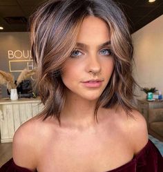 Hair Change, Red Balayage, Spring Hair Color, Angled Bob, Hair Affair, Spring Color, Spring Hairstyles, Hair Clothes