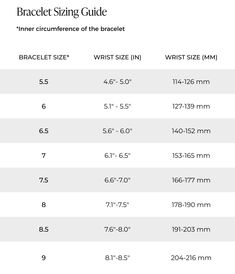 the size and measurements of an adjustable strap for women's bracquets