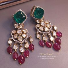 Mia-Zaar Moissanite Polki Earring Victorian Polki Earrings, Polki Sets Design, Navi Jewellery, Polki Jhumkas, Girly Jewellery, Diamond Polki Earrings, Shaadi Outfits, Casual Jewellery, Desi Jewellery