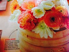 an image of a magazine with flowers in it