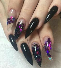 Fly Nails, Midnight Sparkle, New Nail Designs, Latest Nail Art, Super Nails, Ideas Nails, Hot Nails, Fabulous Nails