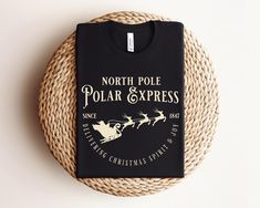 Welcome to Modern Prodigy. Thank you for supporting our small business. Elevate your holiday season experience with these beautiful Christmas-themed apparel. Allow their enchanting design to whisk you away to a cozy winter holiday vibe, filled with warmth and merriment. ☑️ Shirt: * 100% Airlume combed and ringspun cotton. * Runs true to size. * Preshrunk. * Light fabric (5.3 oz/yd² (180 g/m ☑️ How to Place an Order: * View all color and size charts before you place your order. * Select your shirt or sweatshirt "SIZE" and "COLOR". * Select the quantity. * Click add to cart. * If you are ordering more than 1 item, you need to repeat this process for each item you wish to order. SIZING - Size chart available in item gallery. Please choose your size carefully. ☑️ How to keep your Shirt or Swea Matching Family Shirts, Polar Express, Secret Santa Gift, Holiday Shirt, Gift Cute, Secret Santa Gifts, Cozy Winter, Holiday Shirts, Winter Holiday