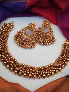 Buy Necklace Sets Online - [Premium Quality] Engagement Jewellery, Trending Jewellery, Indian Wedding Jewelry Sets, Bridal Jewels, Indian Bridal Jewelry Sets, Gold Necklace Indian Bridal Jewelry, Jewelry Set Design, Instagram Jewelry, Antique Bridal Jewelry