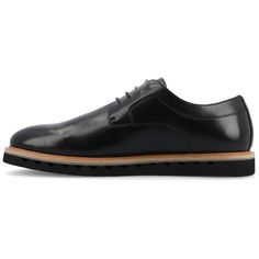 The William derby shoe from Vance Co. seamlessly blends sophistication and comfort with its 1-inch heel, lace-up closure, and classic round toe design. Crafted from faux leather this style offers a stylish choice for various occasions. The mesh lining, 6 mm Tru Comfort Foam™ footbed, and rubber outer sole ensure breathability, comfort, and support, making the William a versatile and conscientious addition to your footwear collection. Cognac Shoes, Derby Shoe, Derby Dress, Closed Toe Shoes, Footwear Collection, Women Men Shoes, Round Toe Heels, Derby Shoes, Toe Designs