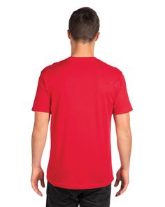 Unisex Triblend T-Shirt - RED - L | Next Level Triblend T-Shirt in Red Size Large | 50% polyester, 25% airlume combed and ring-spun cotton, rayon NL University Red Moisture-wicking Crew Neck Top, University Red Cotton Crew Neck T-shirt, University Red Moisture-wicking Short Sleeve Tops, Red Moisture-wicking Cotton Tops, Pre-shrunk Tri-blend Red Tops, Red Pre-shrunk Tri-blend Top, Red Tri-blend Graphic Tee, Red Moisture-wicking Crew Neck T-shirt, Vintage Indigo