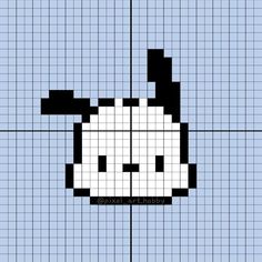 a cross stitch pattern that looks like an animal