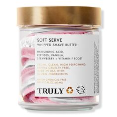 Soft Serve Whipped Shave Butter - Truly | Ulta Beauty Truly Whipped Body Butter, Truly Beauty Shave Butter, Truly Shave Butter, Truly Body Butter, Body Butter Truly, Truly Products, Whipped Shave Butter, Truly Skincare, Shaving Butter