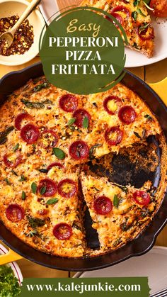 This Easy Pepperoni Pizza Frittata is the perfect twist on breakfast for dinner! Ready in under 30 minutes, it combines fluffy eggs with marinara sauce, gooey mozzarella, and flavorful pepperoni for a crustless, gluten-free dish that tastes just like pizza. Whether you’re looking for a quick dinner or a unique brunch idea, this frittata delivers all the cheesy, saucy goodness you love in a lighter, low-carb package. Quick, delicious, and so satisfying!