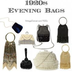 1920s Accessories, Cloche Hats, Louise Brooks, Vintage Evening Bags, Tooled Leather Bag, Josephine Baker, 1920s Style