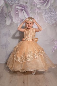 Unleash a world of vibrant colors and enchanting designs with our handcrafted girls' dresses. Made in Mexico with love and care, each dress showcases exquisite fabrics and unique patterns that capture the essence of your little one's vibrant spirit. From cheerful hues to soft pastels, our dresses are a perfect blend of comfort and durability. Let your daughter shine like a star in our one-of-a-kind designs that celebrate her individuality. Elevate her style and make every occasion memorable with our Mexican-made dresses. Browse our online store now and embrace the magic of color, beauty, and imagination!" DELIVERY TIME (approximately): I need 1-3 days to sew your orders Princess Ball Gown Dress For Dress-up, Festive Princess Style Multicolor Dresses, Princess Style Multicolor Festive Dress, Festive Multicolor Princess Dress, Princess Style Pageant Ball Gown Dresses, Gold Ruffled Dress For Dress-up, Spring Festive Princess Dresses, Pink Elegant Tutu Dress For Festive Occasions, Princess Style Festive Dresses For Spring